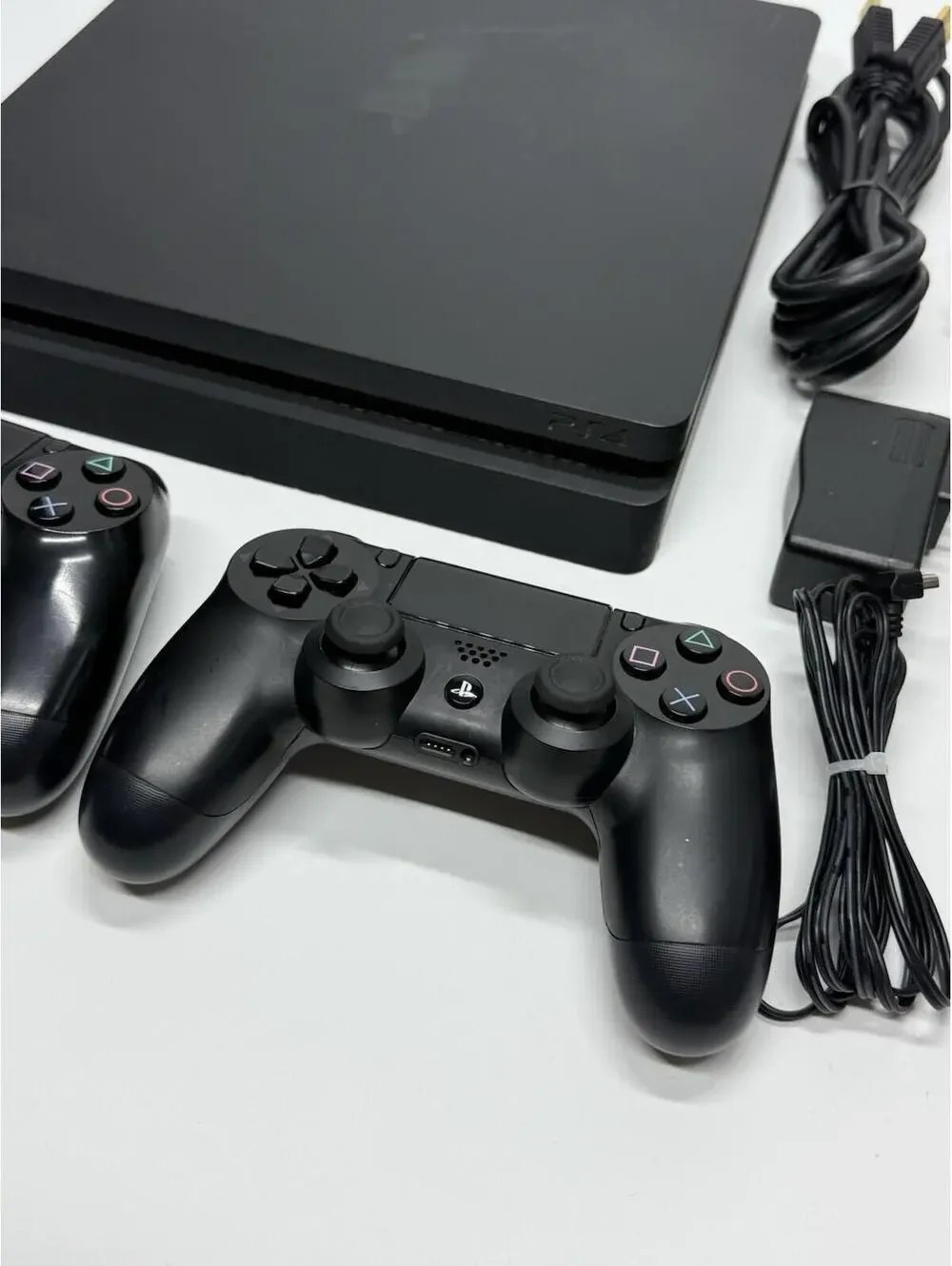 Sony PS4 Slim 500GB CUH-2015A Bundle 2 OEM Controllers HDMI Dock PlayStation
